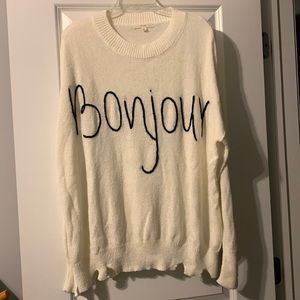 Comfy Bonjour Sweater